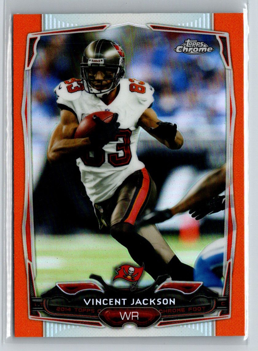 2014 Topps Chrome #31 Vincent Jackson Orange Refractors K36