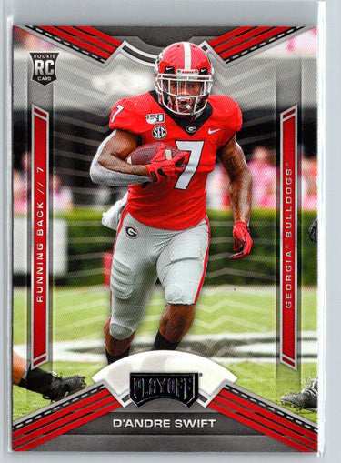 2020 Panini Chronicles Draft Picks #6 D'Andre Swift Playoff Draft Red Zone K36