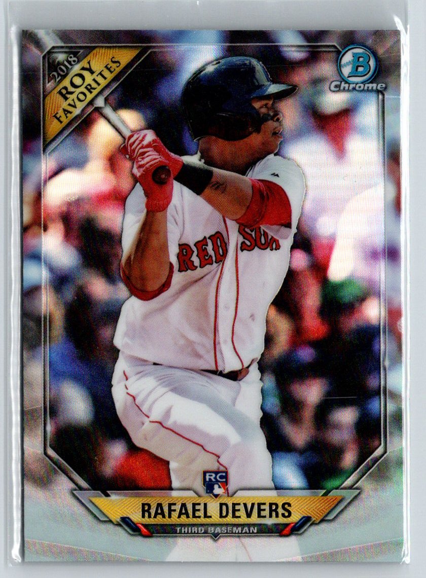 2018 Bowman #ROYF-RD Rafael Devers Chrome Rookie of the Year Favorites K39