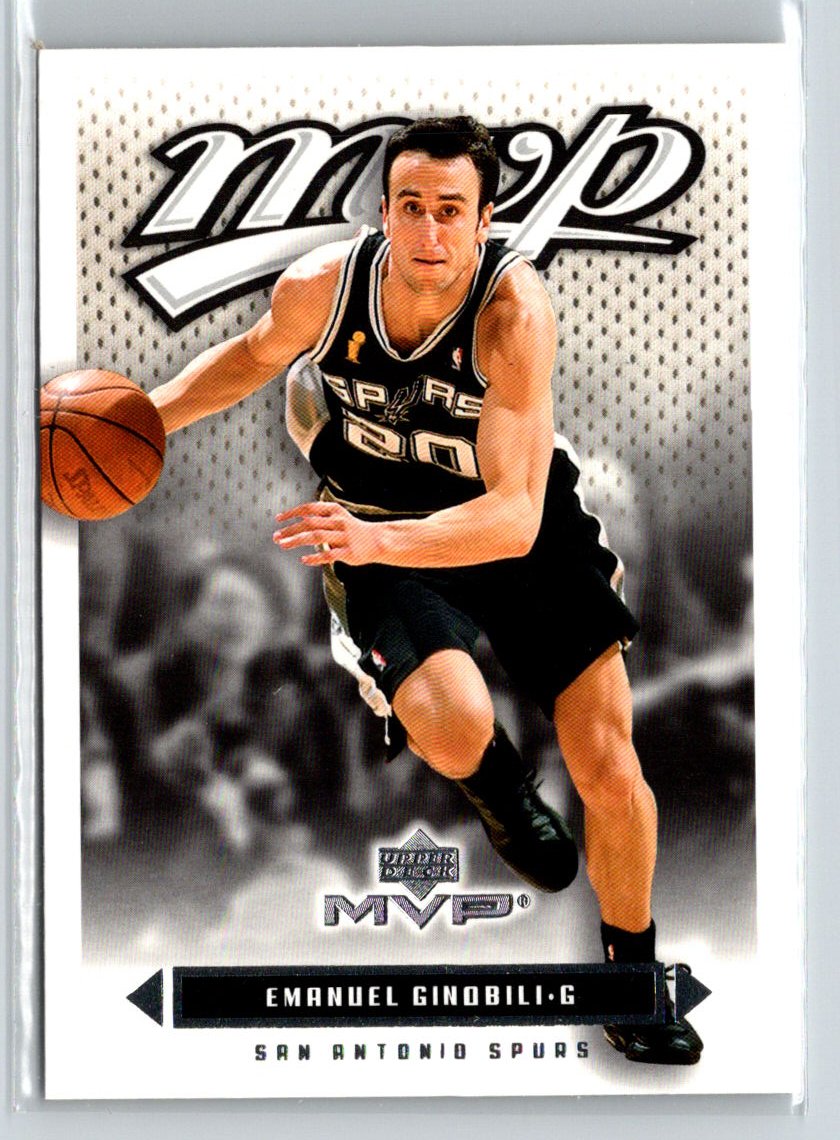 2003-04 Upper Deck MVP #167 Manu Ginobili Silver K39
