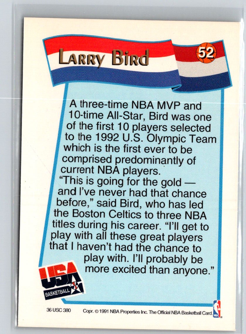 1991-92 Hoops McDonald's #52 Larry Bird K39