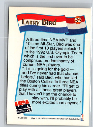 1991-92 Hoops McDonald's #52 Larry Bird K39