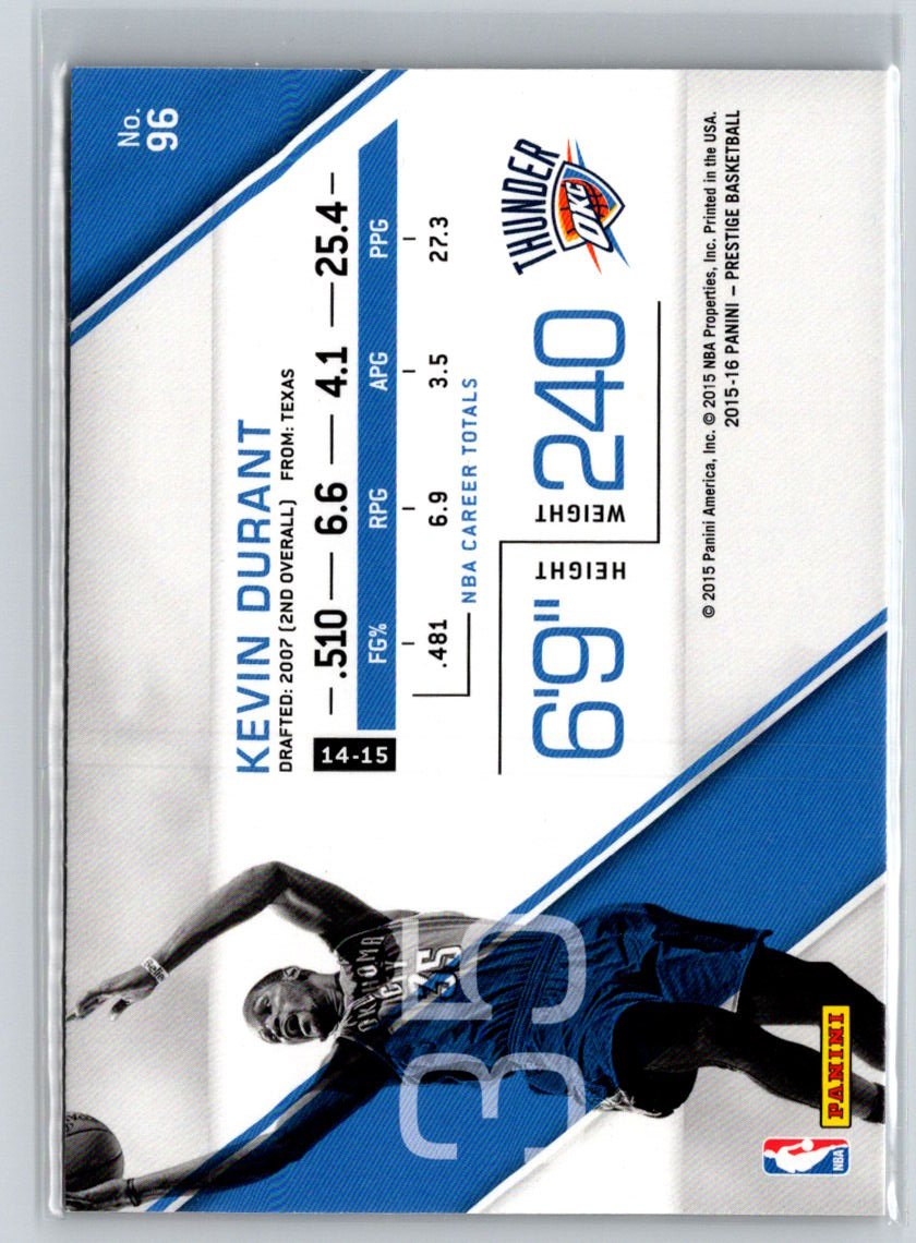 2015-16 Panini Prestige #96 Kevin Durant K40