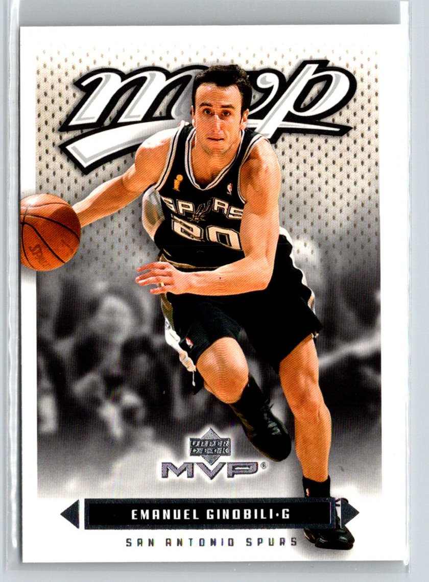 2003-04 Upper Deck MVP #167 Manu Ginobili Silver K40