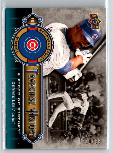 2009 Upper Deck Piece of History #FH-DL Derrek Lee Franchise History #/99 K41
