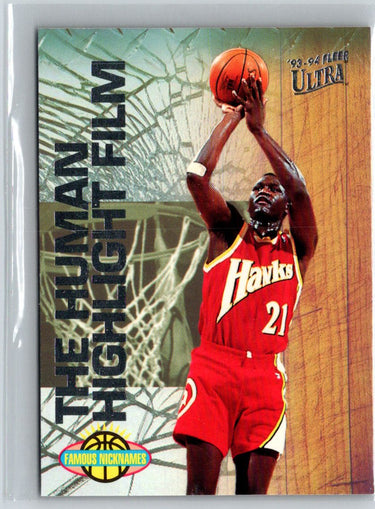 1993-94 Ultra #15 Dominique Wilkins Famous Nicknames K42