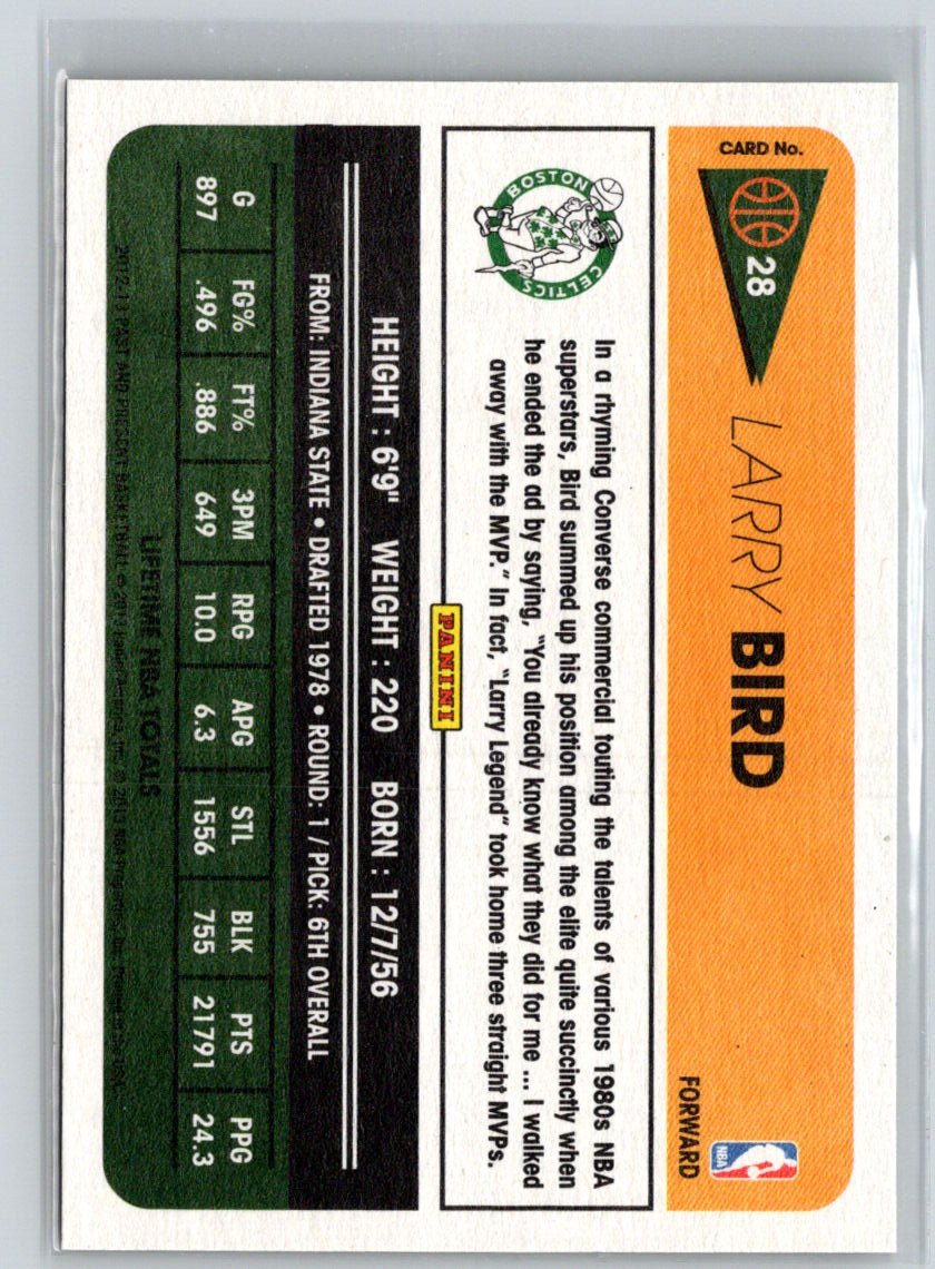 2012-13 Panini Past & Present #28 Larry Bird K42