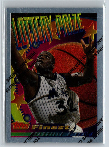 1994-95 Finest #LP15 Shaquille O'Neal Lottery Prize K42