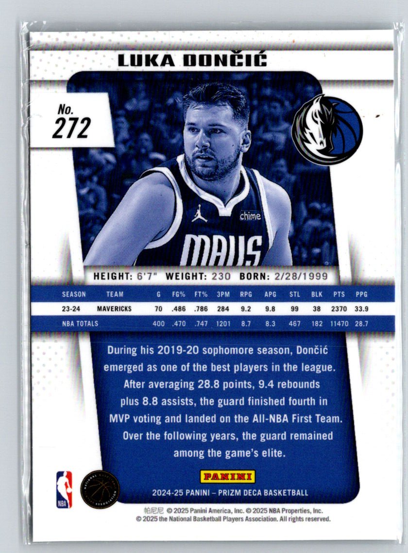 2024-25 Panini Prizm Deca #272 Luka Doncic K43