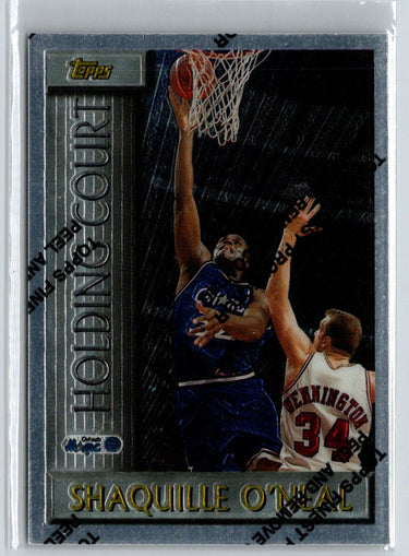 1996-97 Topps #HC10 Shaquille O'Neal Holding Court K43