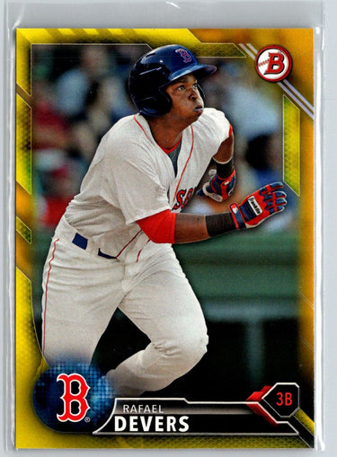 2016 Bowman #BP109 Rafael Devers Prospects Yellow K44