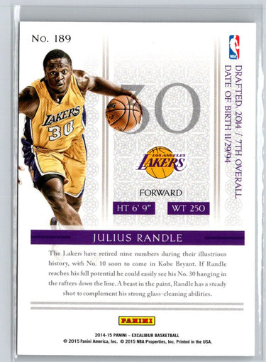 2014-15 Panini Excalibur #189 Julius Randle K45