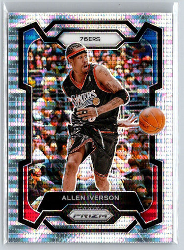 2023-24 Panini Prizm #184 Allen Iverson Prizms Hyper K45