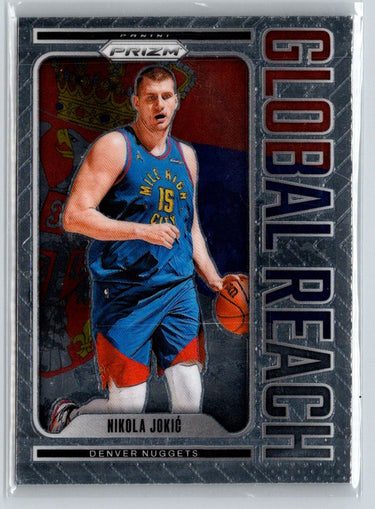 2024-25 Panini Prizm #2 Nikola Jokic Global Reach K45