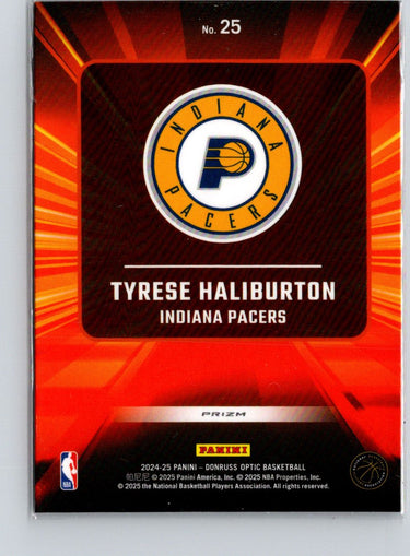 2024-25 Donruss Optic #25 Tyrese Haliburton Express Lane Holo K46