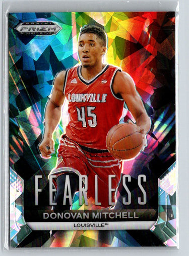 2024 Panini Prizm Draft Picks - Fearless Prizms Ice #2 Donovan Mitchell K48
