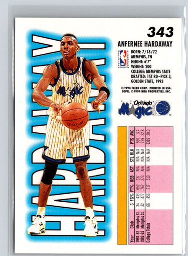 1993-94 Fleer #343 Anfernee Hardaway K48