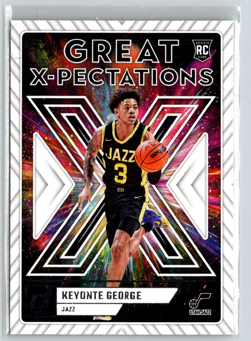2023-24 Donruss #17 Keyonte George Great X-Pectations K48