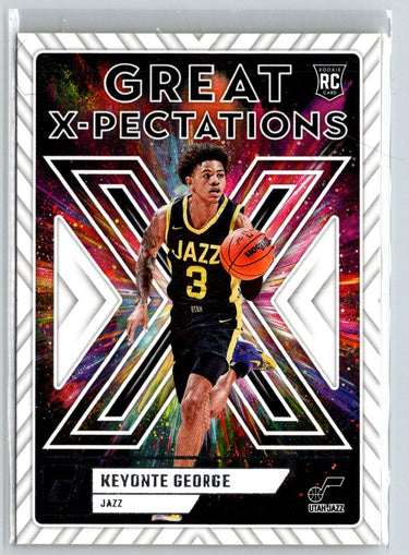 2023-24 Donruss #17 Keyonte George Great X-Pectations K48