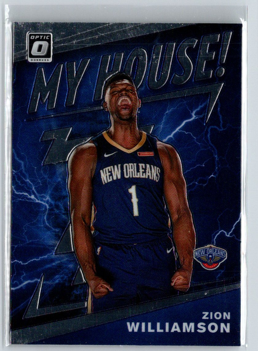 2019-20 Donruss Optic #15 Zion Williamson My House! K48