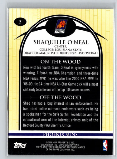 2008-09 Topps Hardwood #5 Shaquille O'Neal K48