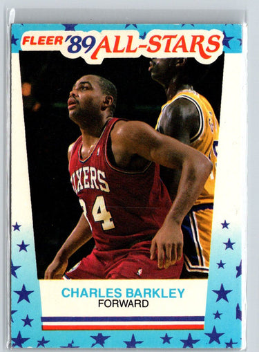 1989-90 Fleer #4 Charles Barkley Stickers K49