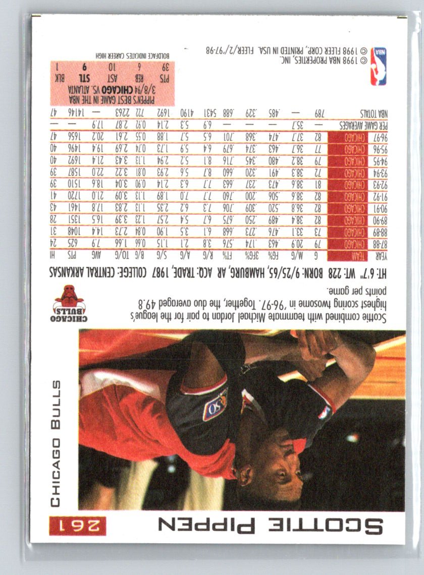 1997-98 Fleer #261 Scottie Pippen K49