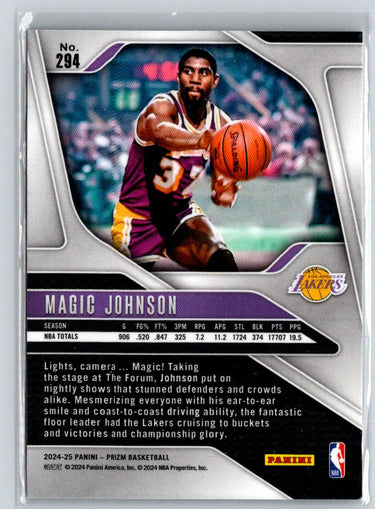 2024-25 Panini Prizm #294 Magic Johnson K49