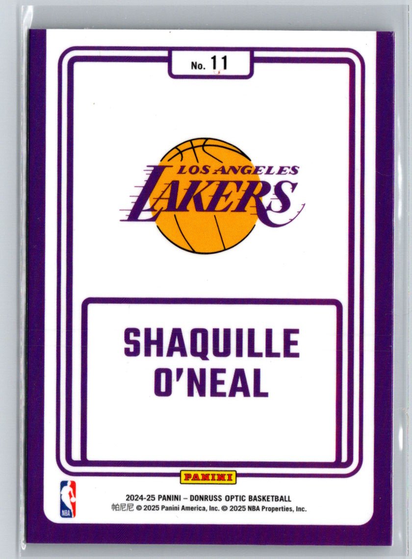 2024-25 Donruss Optic #11 Shaquille O'Neal Winner Stays K50