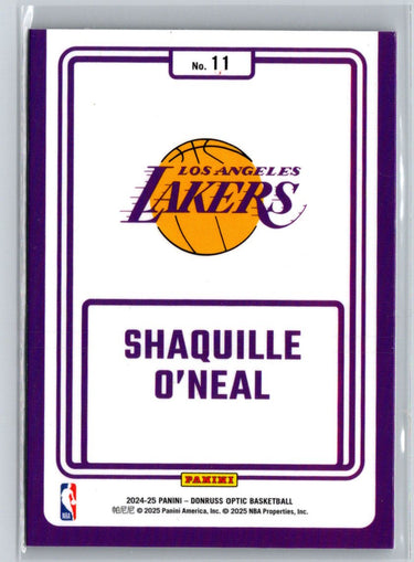 2024-25 Donruss Optic #11 Shaquille O'Neal Winner Stays K50