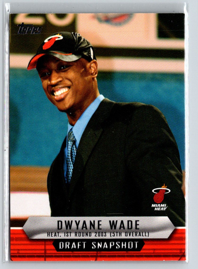 2009-10 Topps #DS-DW Dwyane Wade Draft Snapshot K51