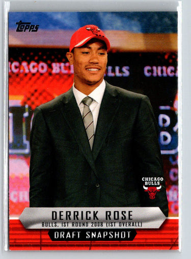 2009-10 Topps #DS-DR Derrick Rose Draft Snapshot K51