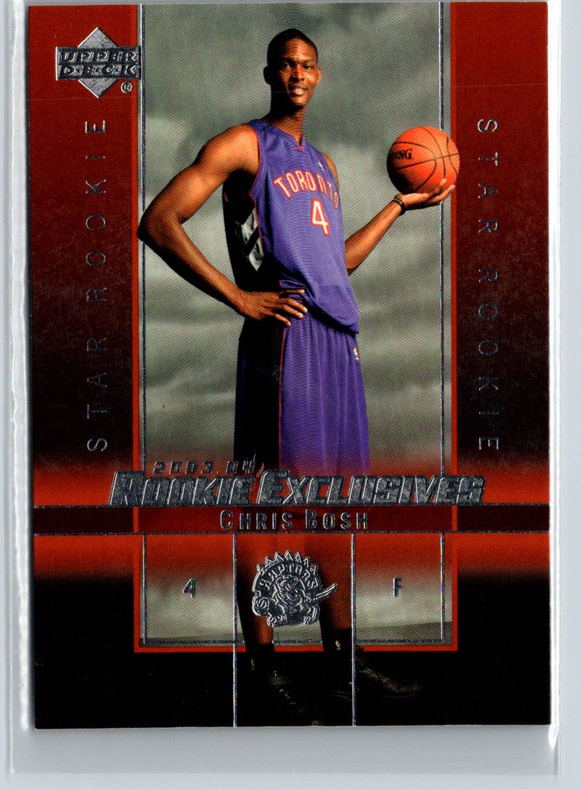 2003-04 Upper Deck Rookie Exclusives #4 Chris Bosh K52
