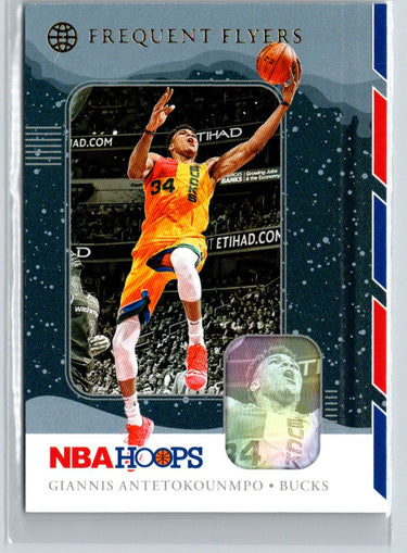 2019-20 Hoops Winter #3 Giannis Antetokounmpo Frequent Flyers K52