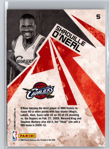 2009-10 Panini Rookies & Stars #5 Shaquille O'Neal Stardom K52