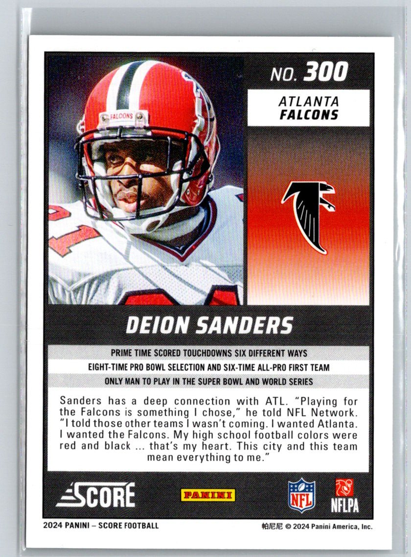 2024 Score #300 Deion Sanders Green K54