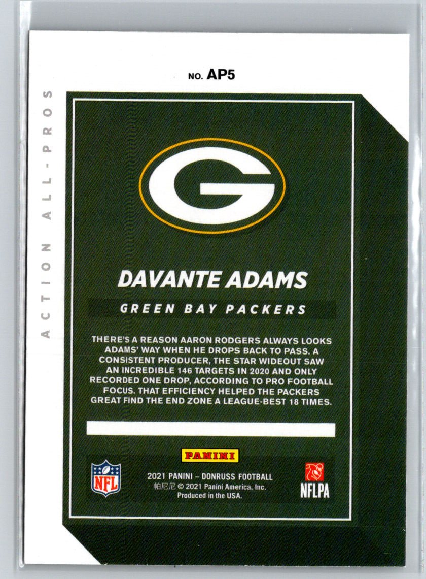 2021 Donruss - Action All-Pros #AP5 Davante Adams K54