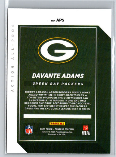 2021 Donruss - Action All-Pros #AP5 Davante Adams K54