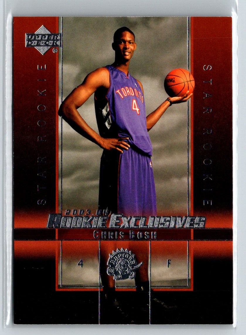 2003-04 Upper Deck Rookie Exclusives #4 Chris Bosh K54