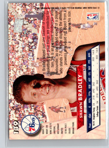 1993-94 Ultra #139 Shawn Bradley K56