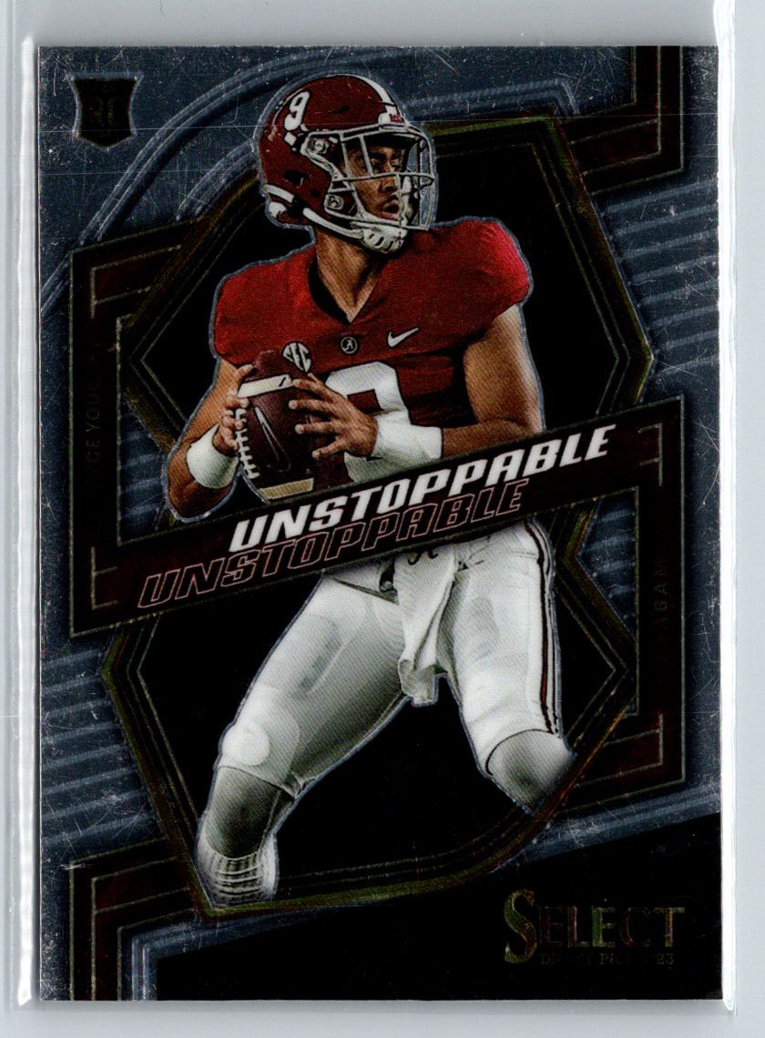2023 Panini Select Draft Picks #UN-1 Bryce Young Unstoppable K56