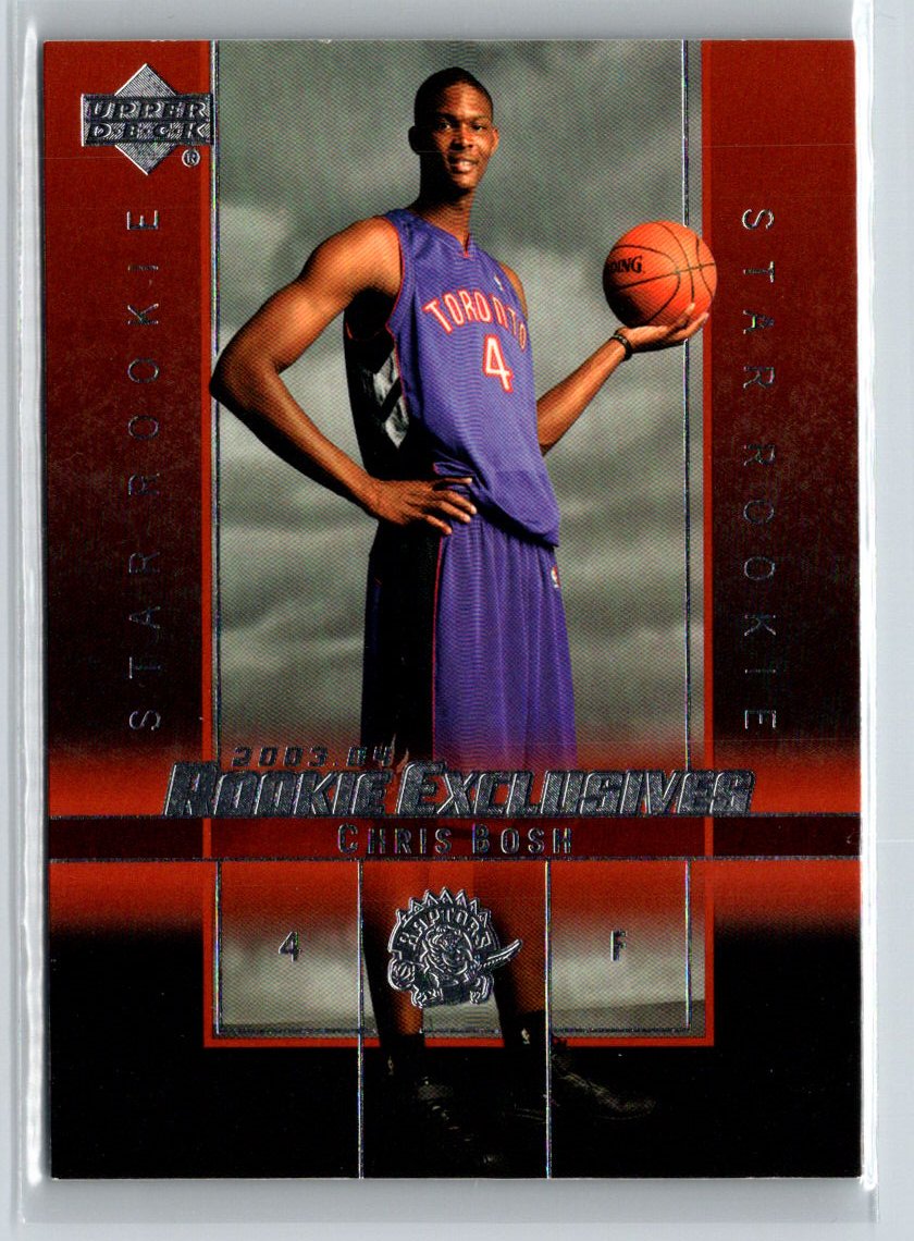 2003-04 Upper Deck Rookie Exclusives #4 Chris Bosh K56