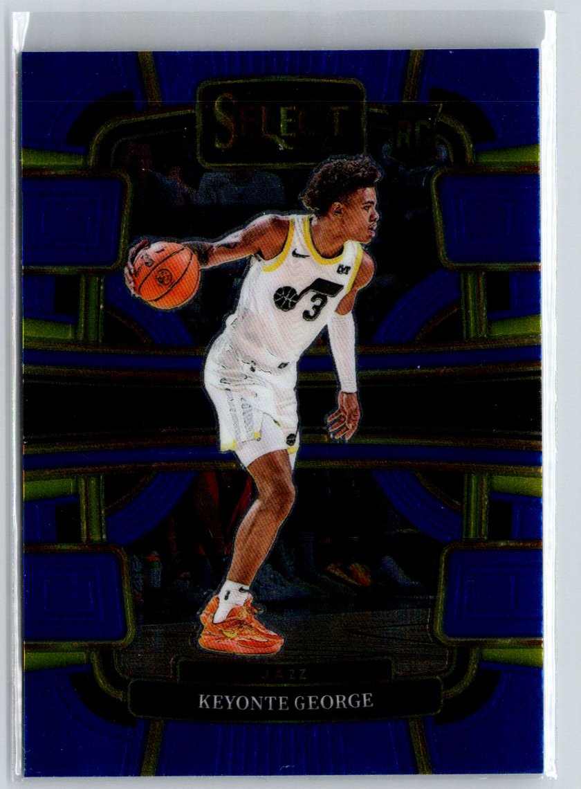 2023-24 Panini Select #75 Keyonte George Blue K57