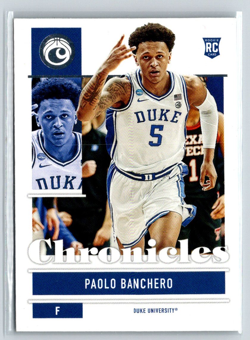 2022 Panini Chronicles Draft Picks #2 Paolo Banchero K57