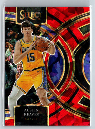 2023-24 Panini Select #149 Austin Reaves Red Cracked Ice Prizms K58