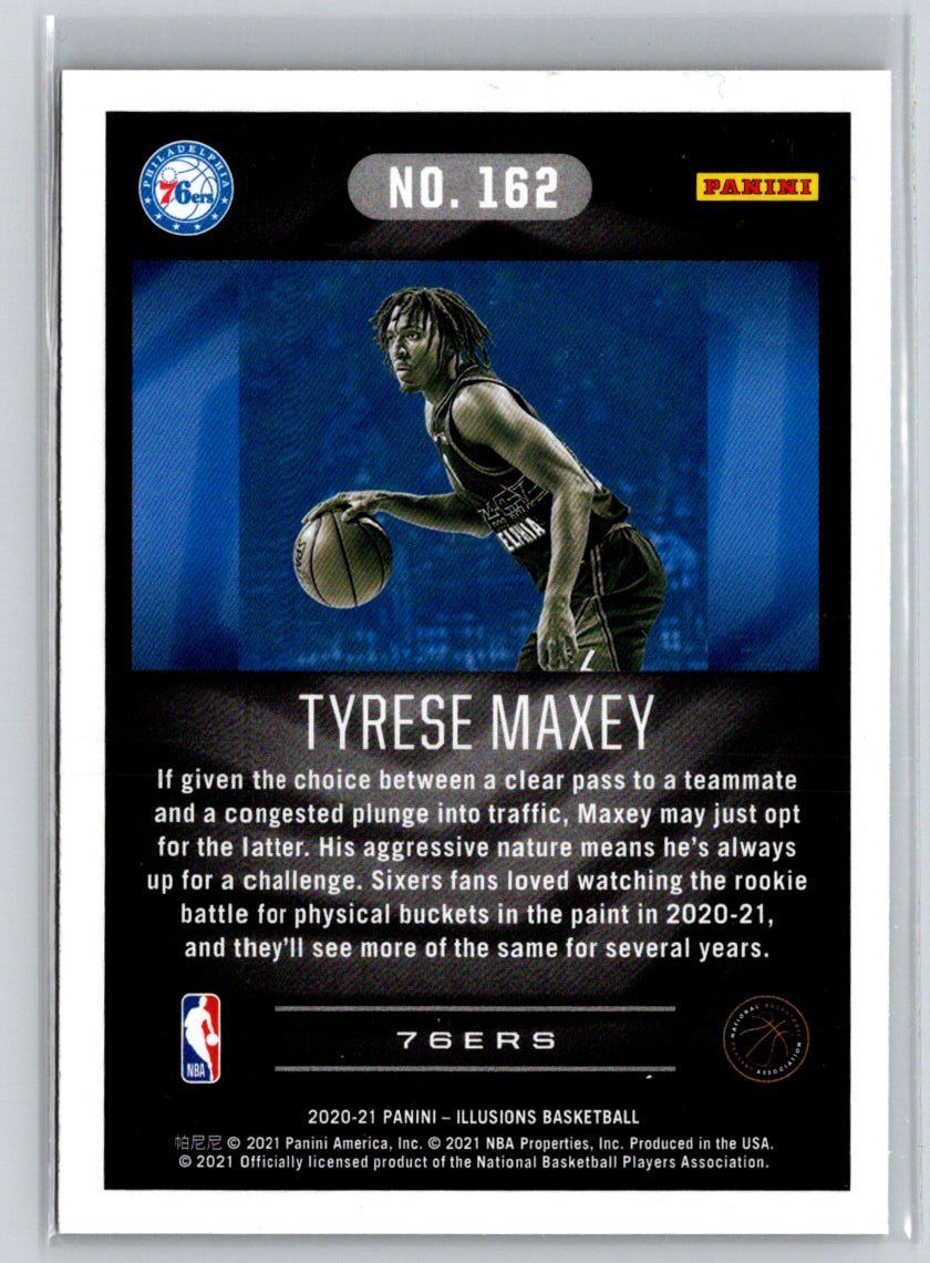 2020-21 Panini Illusions #162 Tyrese Maxey K58