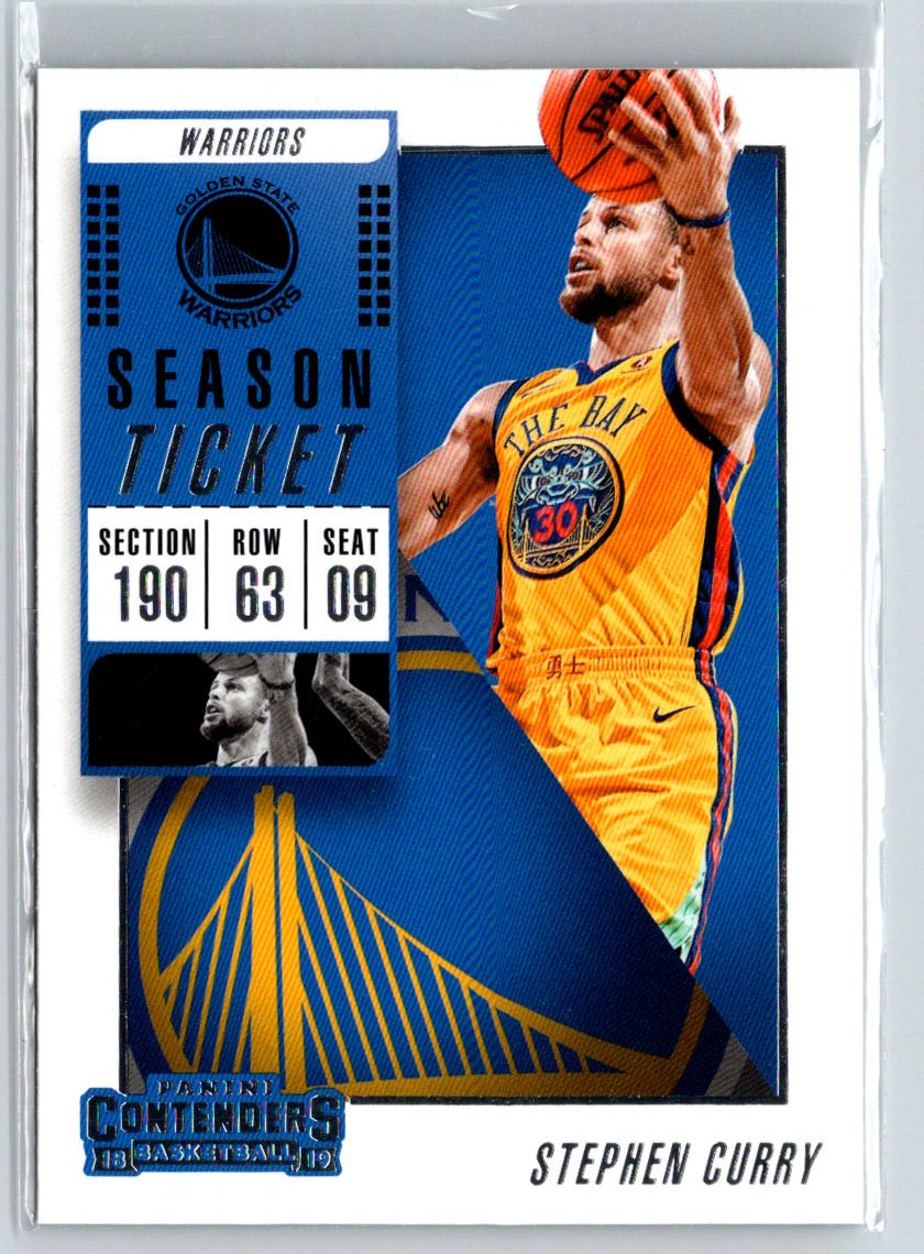 2018-19 Panini Contenders #86 Stephen Curry K58