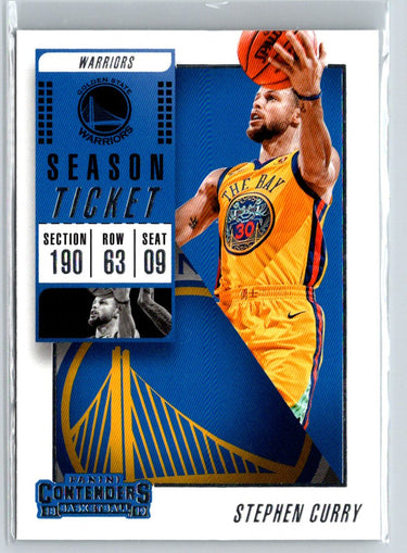 2018-19 Panini Contenders #86 Stephen Curry K58