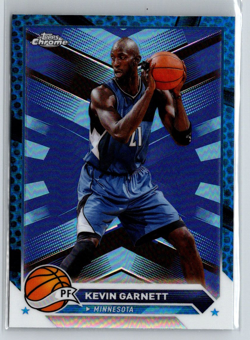 2023-24 Topps Chrome #64 Kevin Garnett Blue Basketball Refractors K58