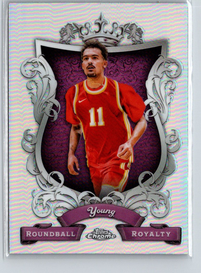 2023-24 Topps Chrome #RR-21 Trae Young Roundball Royalty K59